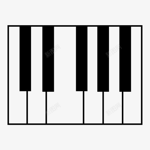 钢琴键歌曲风琴svg_新图网 https://ixintu.com 钢琴 琴键 乐器 歌曲 风琴 音符 旋律 键盘