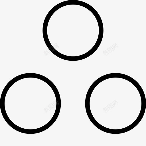 三圈抽象形状svg_新图网 https://ixintu.com 三圈 抽象 形状 符号 乐趣 聚会 游戏 标志