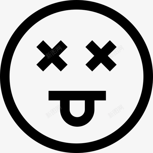 小丑表情脸1svg_新图网 https://ixintu.com 小丑 表情