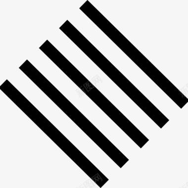 线条笔划直线图标