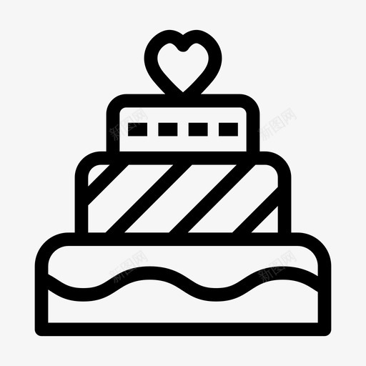 结婚蛋糕周年纪念结婚svg_新图网 https://ixintu.com 结婚 蛋糕 周年纪念 聚会 爱情 大纲