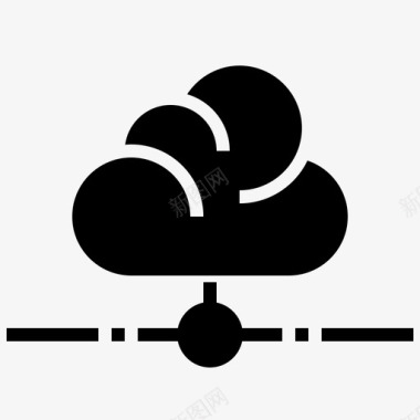 云存储数据接口图标