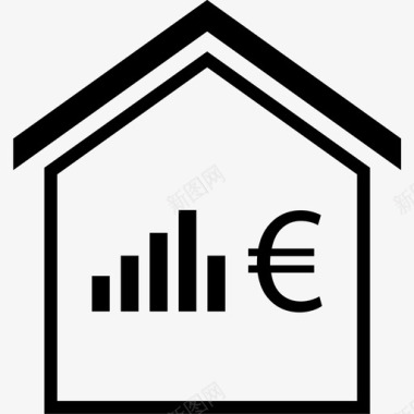 房屋净值增加房屋图标