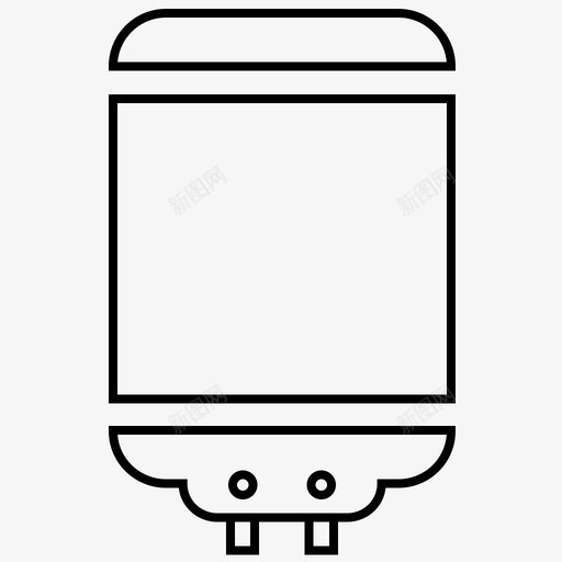 热水器冬季取暖器井式取暖器svg_新图网 https://ixintu.com 热水器 取暖器 冬季 热水器井 间歇 电器家 电热水器 家用电器