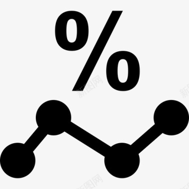 分析数据性能百分比图标