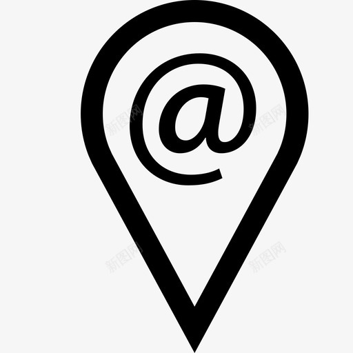 atpin贴纸信号svg_新图网 https://ixintu.com 地图 贴纸 信号 位置 电子邮件 方向 命运 连接 符号 粗体
