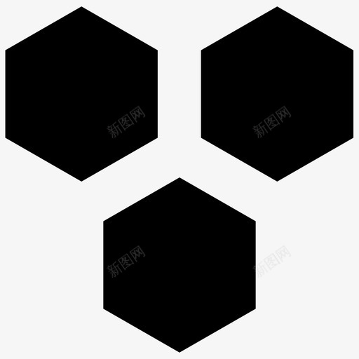 六边形形状点svg_新图网 https://ixintu.com 创建 抽象 六边形 形状 点数 数学 几何 面积 图示