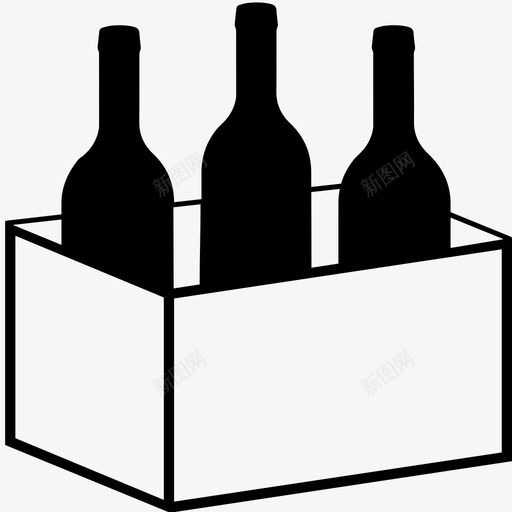 酒盒白葡萄酒烈酒svg_新图网 https://ixintu.com 饮料 酒盒 白葡萄酒 烈酒 红酒 白酒 酒杯 料酒 酒瓶 瓶装