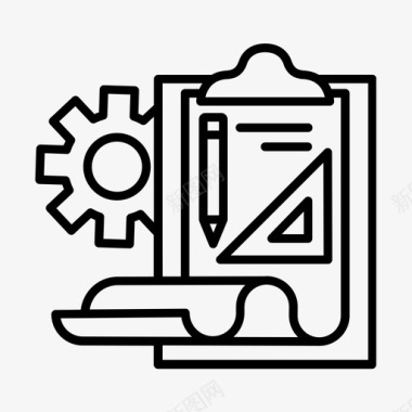 项目管理文档计划图标
