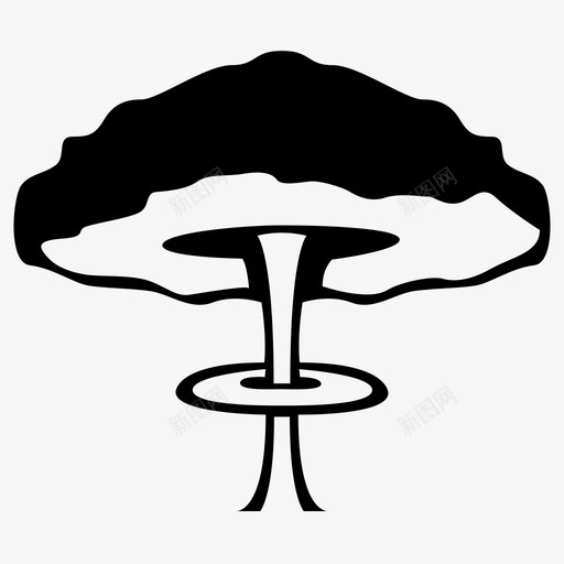 蘑菇云原子原子弹svg_新图网 https://ixintu.com 蘑菇云 原子 原子弹 爆炸 核辐射