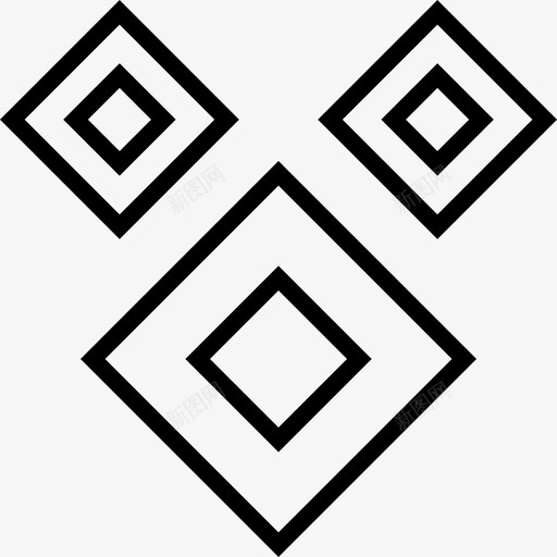 三个六边形形状数字svg_新图网 https://ixintu.com 三个 六边形 形状 数字 创造 抽象 设计