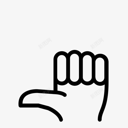 拇指手手势svg_新图网 https://ixintu.com 手势 语言 拇指 指手 手非 非语 交流 一号 一个 手指 手掌