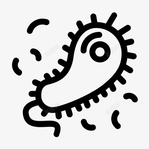细菌变形虫细胞svg_新图网 https://ixintu.com 细菌 健康 变形虫 细胞 感染 生命 病毒
