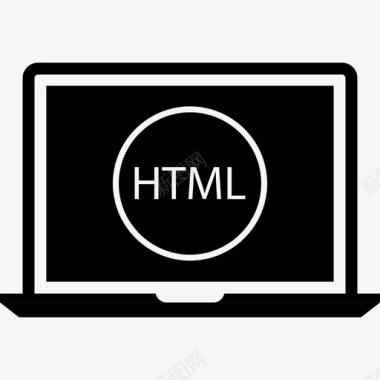 笔记本电脑html前端web开发2glyph图标