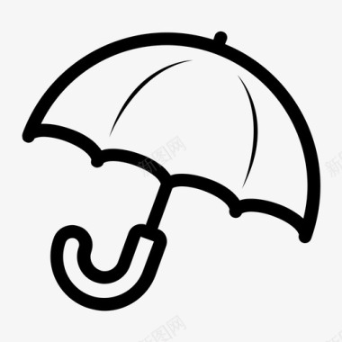 伞安全雨具图标