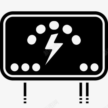 充电控制器电源能量调节器图标