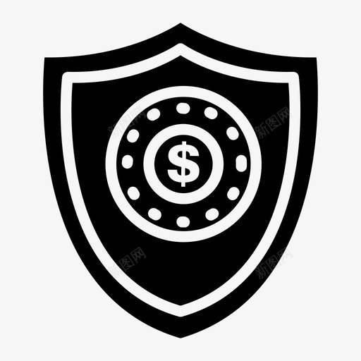 美元盾牌私人保护svg_新图网 https://ixintu.com 美元 盾牌 私人 保护 保存 安全 移动 应用程序 网络 固体