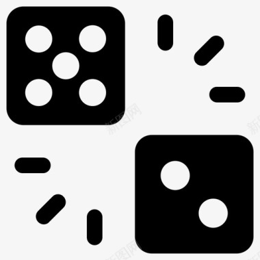 7赌场骰子图标