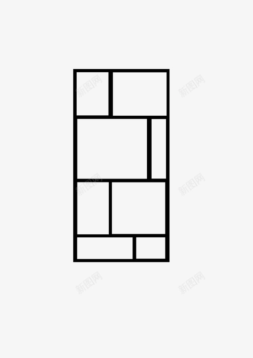 书架架子整理svg_新图网 https://ixintu.com 书架 橱柜 架子 整理 图书馆 保管 家具 书柜 储藏室