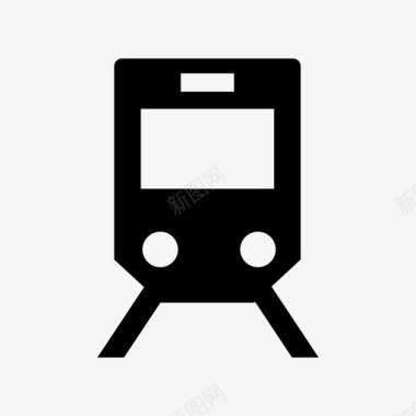 火车货物铁路图标