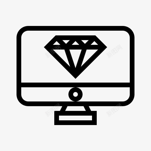 电脑钻石珠宝svg_新图网 https://ixintu.com 电脑 钻石 珠宝 保护 购物 线路