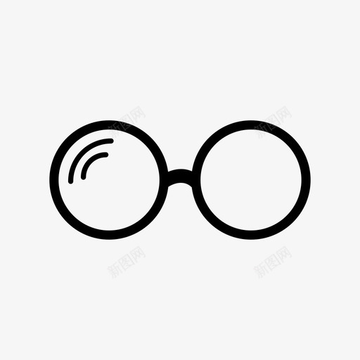 眼镜视力镜框svg_新图网 https://ixintu.com 光学 眼镜 视力 镜框 镜头 视觉