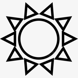 明天的太阳象形文字今天符号高清图片