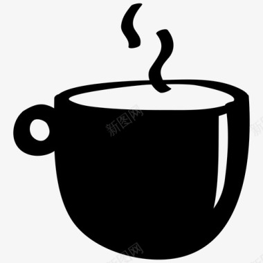 咖啡杯马克杯热液体图标