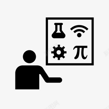 stem技术教师图标