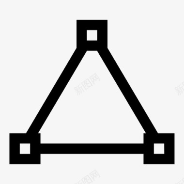 绘制三角形创建编辑图标