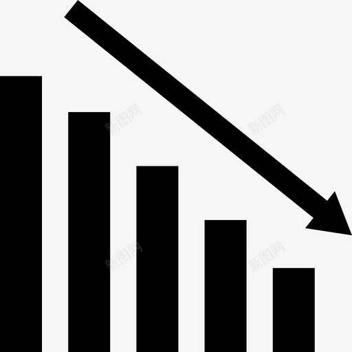 低销售额收入金钱svg_新图网 https://ixintu.com 低销 销售额 下跌 业务 收入 金钱 灾难 危险 避免 麻烦 大胆