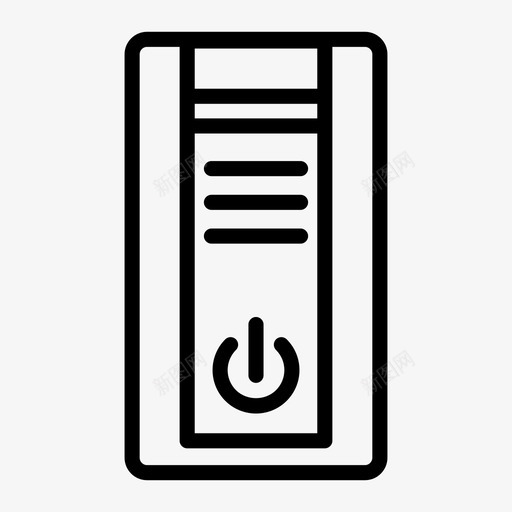 塔式电脑个人电脑技术svg_新图网 https://ixintu.com 塔式 电脑 个人 电脑技术 智能 设备