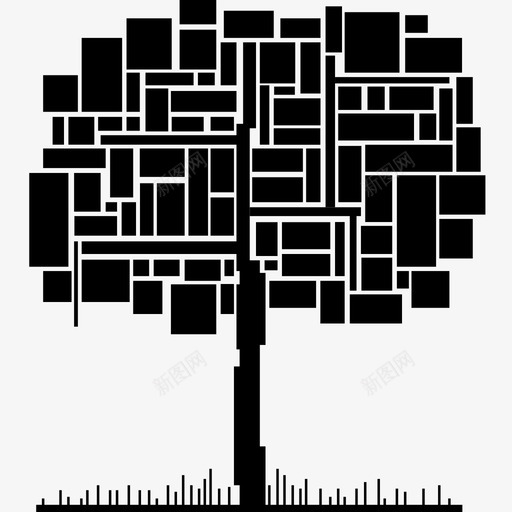 树抽象艺术svg_新图网 https://ixintu.com 户外 抽象 艺术 自然 公园