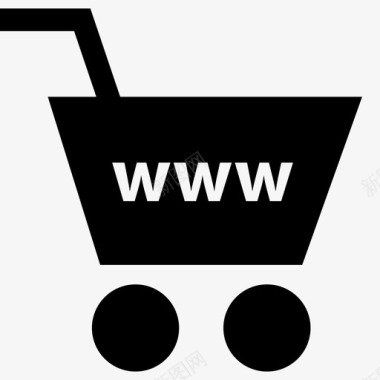 网上购物购物8字形图标