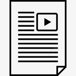 描述生成视频报告页面布局高清图片