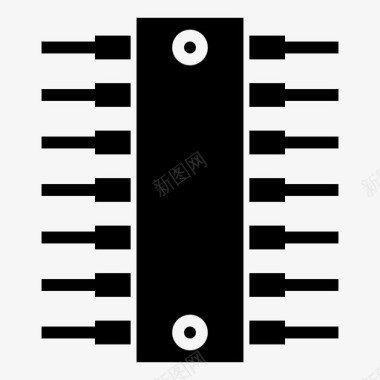 集成电路元件计算机图标