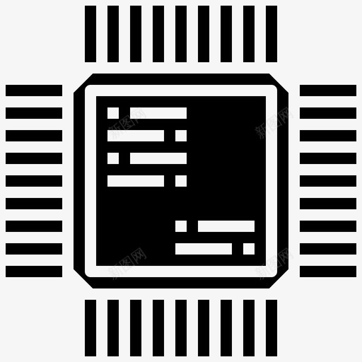 集成电路芯片元器件计算机svg_新图网 https://ixintu.com 集成电路 芯片 元器件 计算机 硬件 半导体 电子