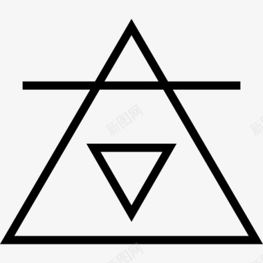 三角形三重奏指针图标