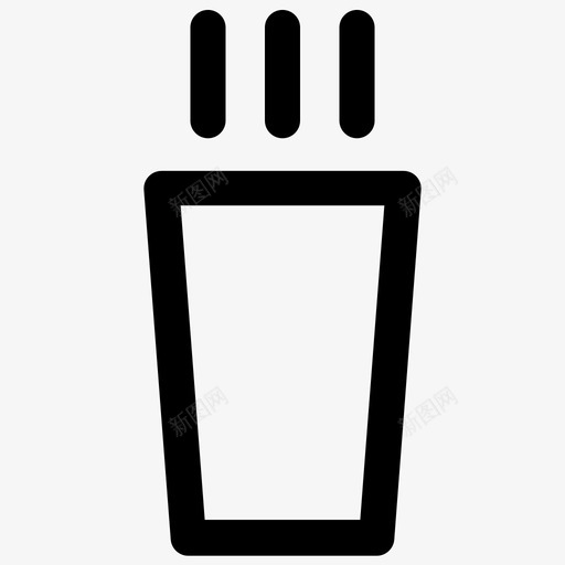 饮料冷水杯子svg_新图网 https://ixintu.com 饮料 冷水 杯子 热水 厨师