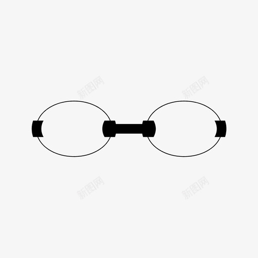 无框眼镜老式眼镜失重眼镜svg_新图网 https://ixintu.com 眼镜 无框 老式 失重 鼻子 谷歌 框架
