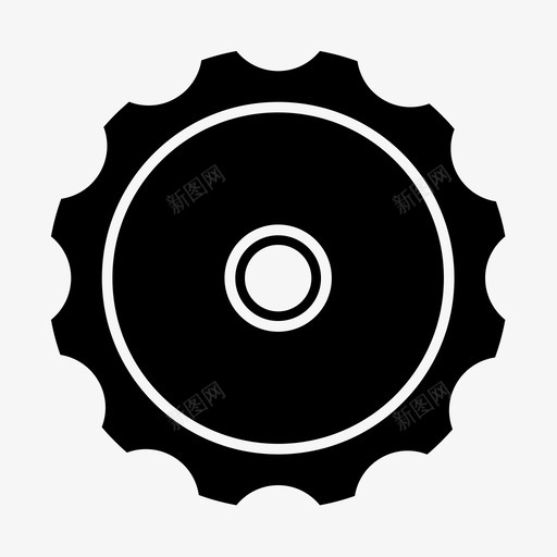 齿轮自行车运动svg_新图网 https://ixintu.com 滚轴 脱轨 齿轮 自行车运动