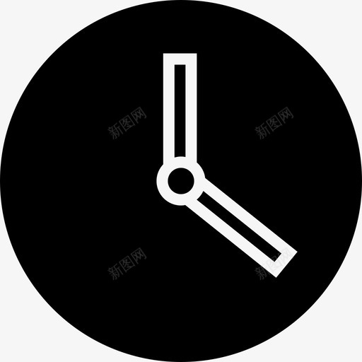 时钟闹钟小时svg_新图网 https://ixintu.com 时钟 闹钟 小时 分钟 时间 计时器 每天 字形