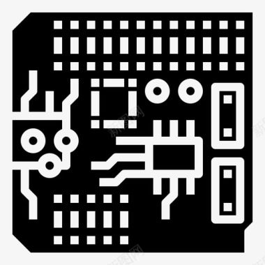 印刷电路板元件计算机图标