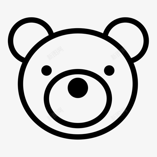 熊灰熊动物园svg_新图网 https://ixintu.com 动物 熊灰熊 动物园 野生 极地 蜂蜜 森林 生物 科迪 亚克