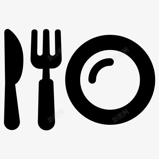 餐馆吃的食物svg_新图网 https://ixintu.com 餐馆 食物 饭食 餐具