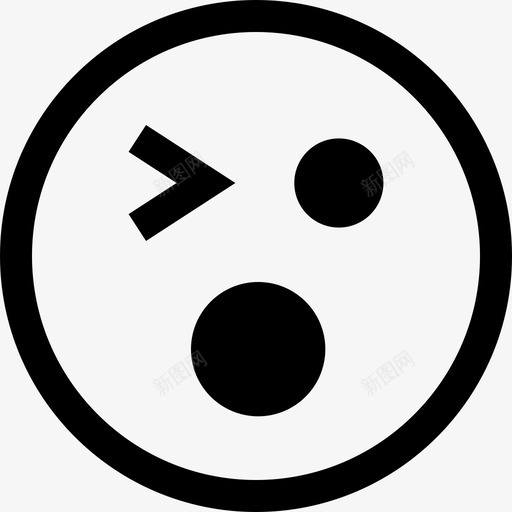 眨眼休克哇惊讶svg_新图网 https://ixintu.com 眨眼 休克 惊讶 表情 尖叫 情绪 紧张