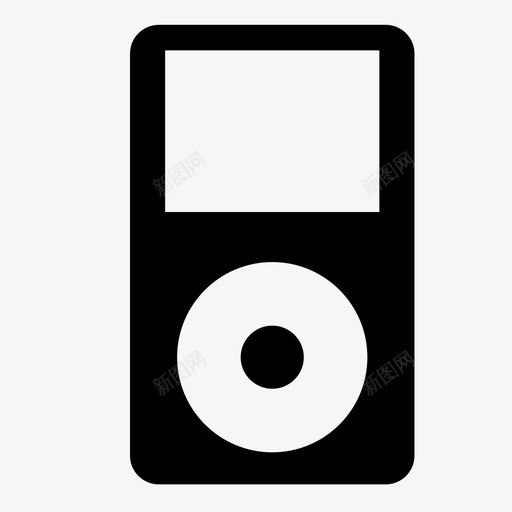 ipodclassic滚动音乐svg_新图网 https://ixintu.com 音乐 滚动 播放器 收听 电子 数字 设备 声音