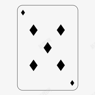 五颗钻石赌徒赌博图标