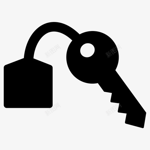 钥匙通道门钥匙svg_新图网 https://ixintu.com 钥匙 通道 道门 入口 房间