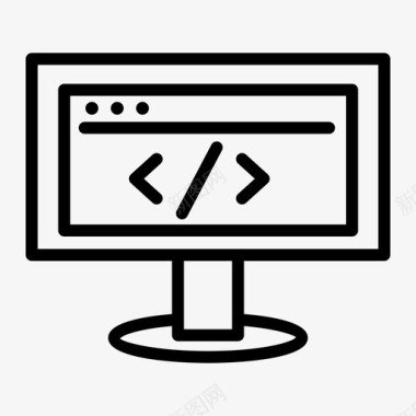 网页开发者代码桌面图标